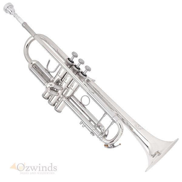 B&S Challenger II \"Philip Cobb London\" Bb trumpet (Silver Plate)